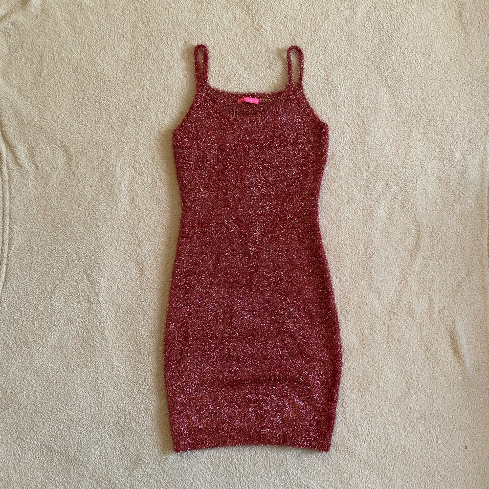 Fuzzy Sparkle Dress